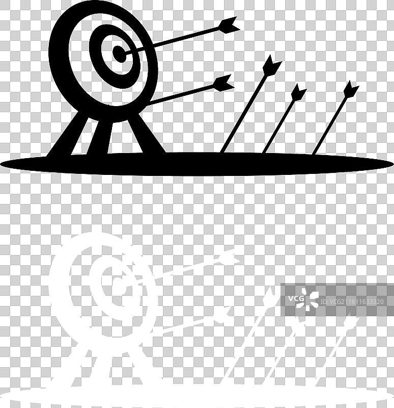 目标箭头标志设计模板图片素材