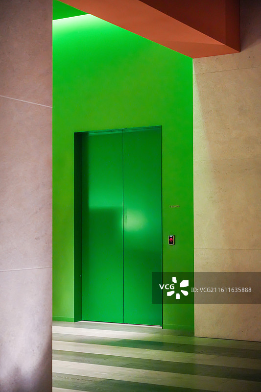 日本九州福冈皇宫酒店建筑色彩几何艺术设计感室内室外空间图片素材