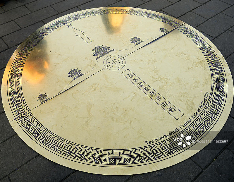 北京城南北中轴线图片素材