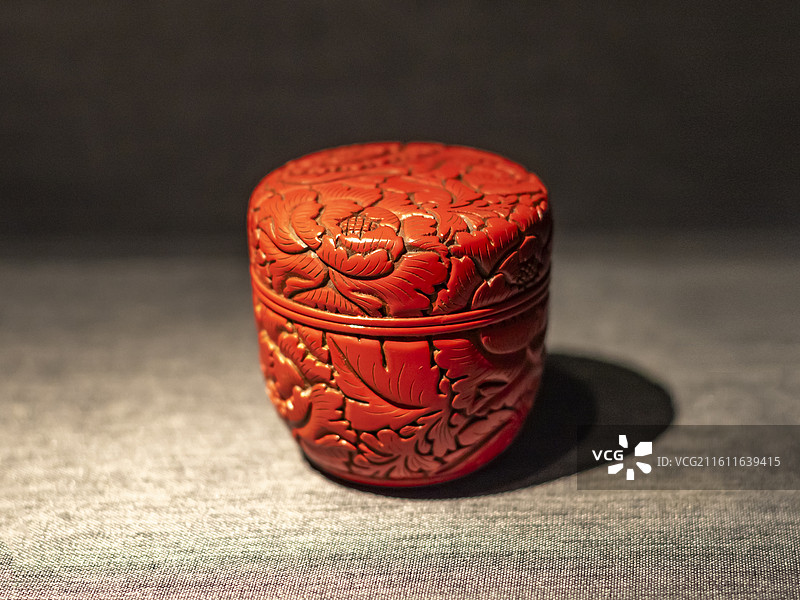 20世纪 镰仓雕盖盒 南京博物院图片素材