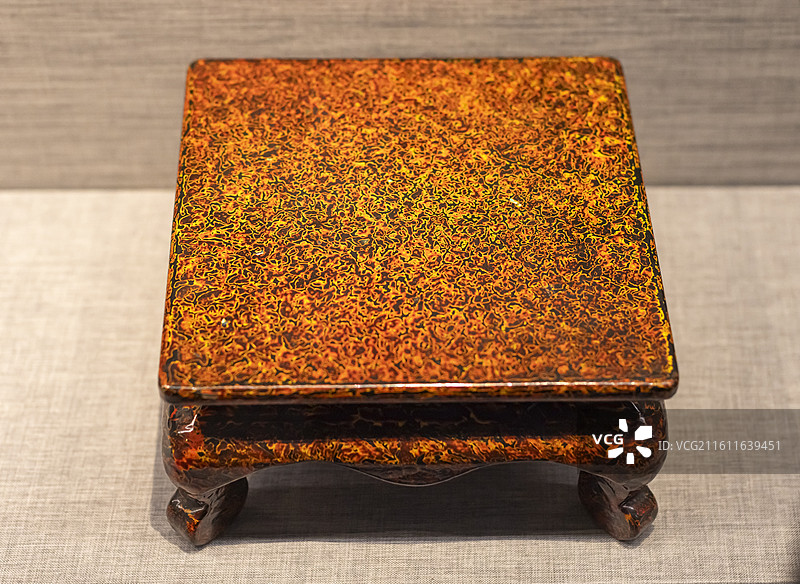 20世纪 菠萝漆方几 南京博物院图片素材