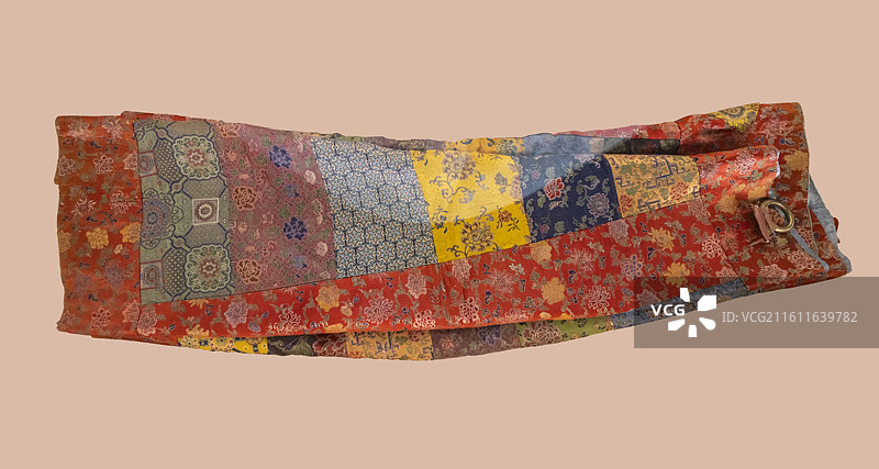 合色锦缎袈裟 清乾隆 南京博物院图片素材