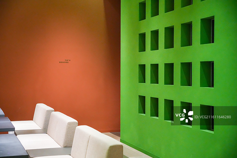 日本九州福冈皇宫酒店建筑色彩几何艺术设计感室内室外空间图片素材