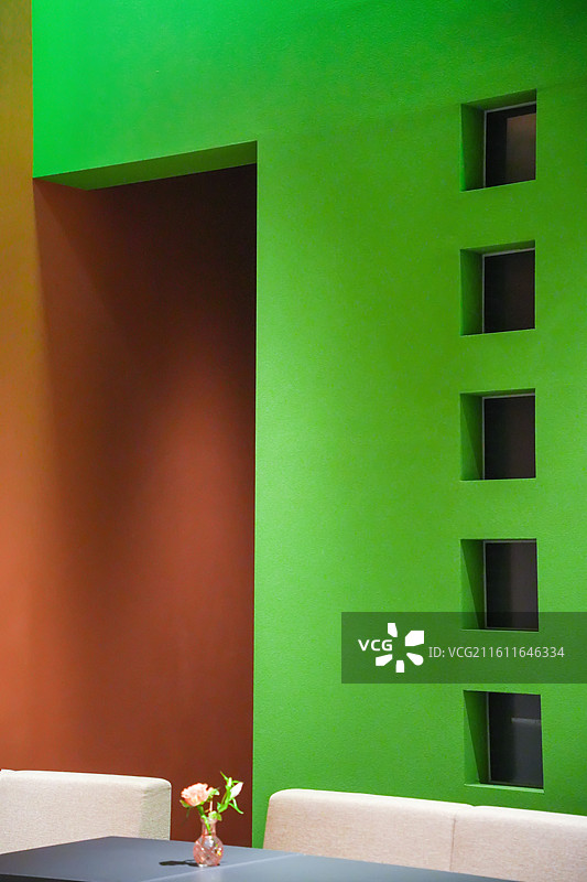 日本九州福冈皇宫酒店建筑色彩几何艺术设计感室内室外空间图片素材