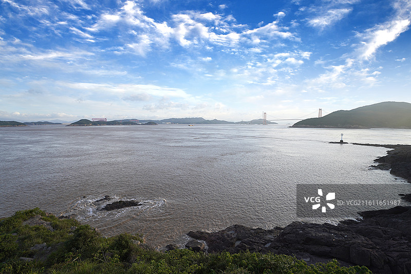 浙江省舟山市岱山县牛轭島图片素材