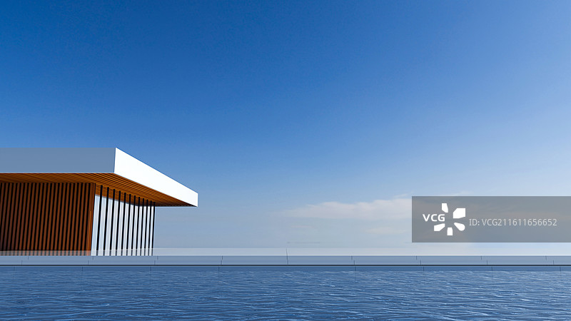 三维渲染的极简建筑风格汽车背景图片素材