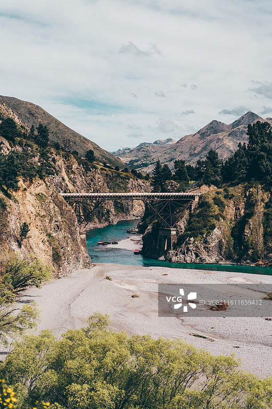 新西兰坎特伯雷汉默温泉小镇图片素材