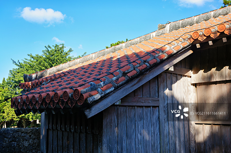 日本冲绳县那霸市，玉陵东哨所（東の御番所）图片素材