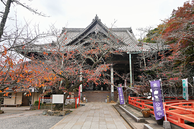 日本和歌山县和歌山市，纪三井寺（西国三十三处观音灵场第二番札所）图片素材