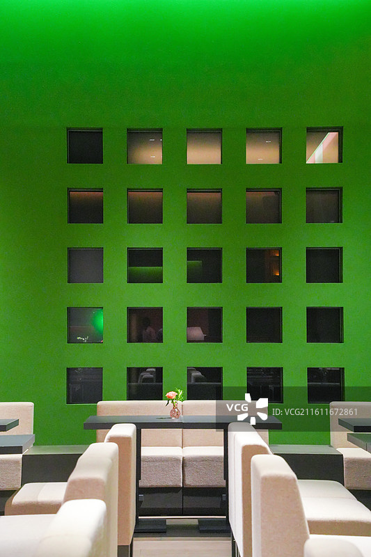 日本九州福冈皇宫酒店建筑色彩几何艺术设计感室内室外空间图片素材