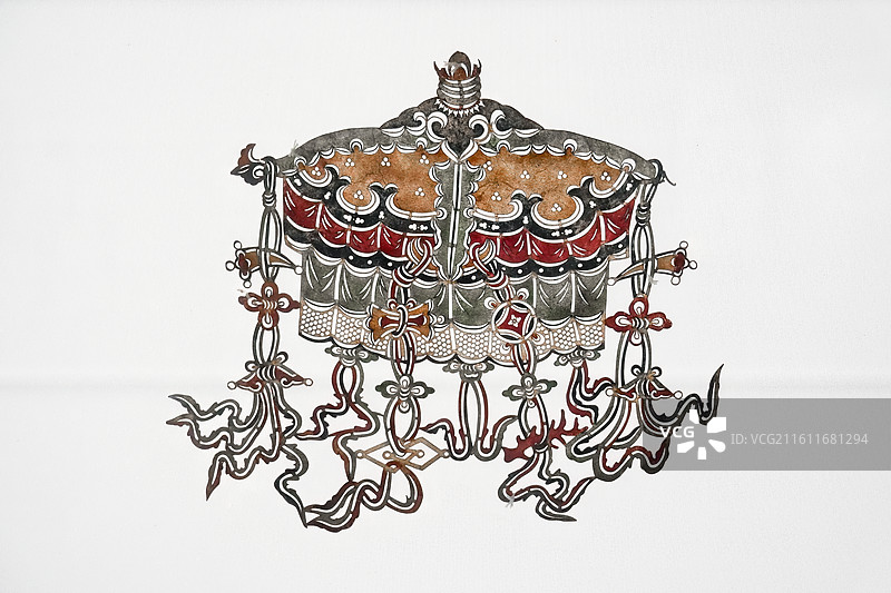 成都博物馆5层皮影馆精品皮影图片素材