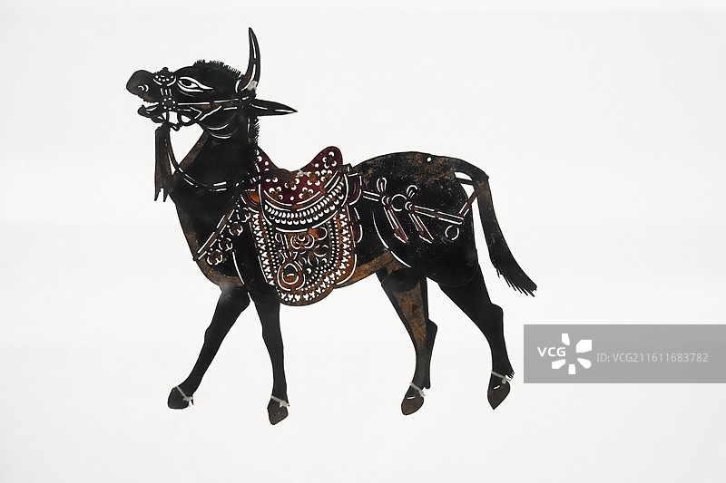 成都博物馆5层皮影馆精品皮影图片素材