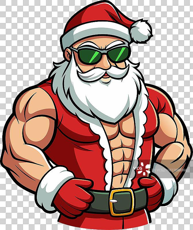 卡通圣诞老人图片素材