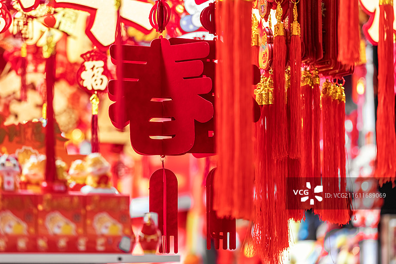 新春题材，剪纸春字，春，手工艺图片素材