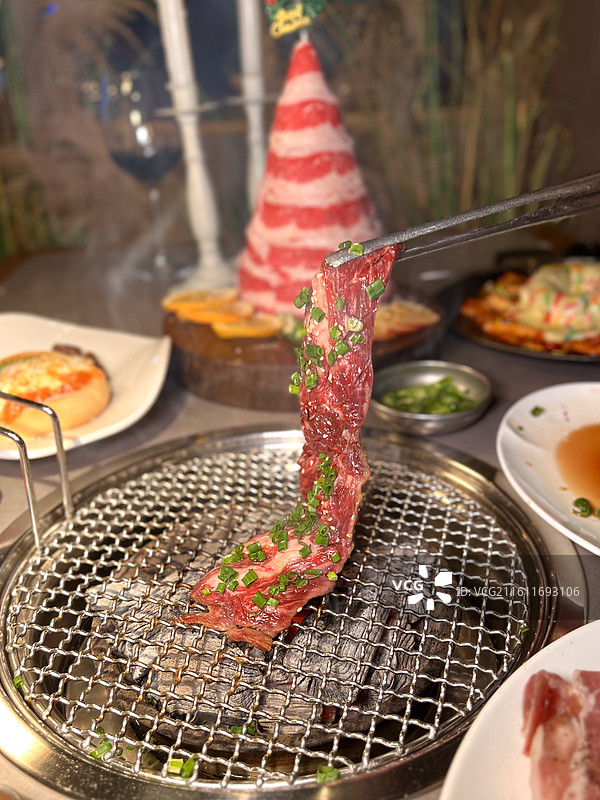 美食烤肉大餐图片素材