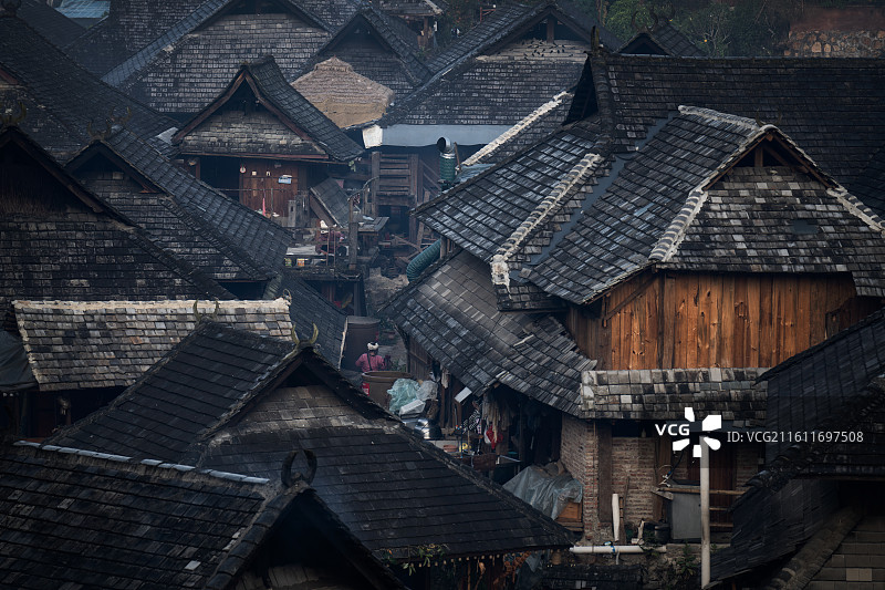 景迈山翁基古寨图片素材