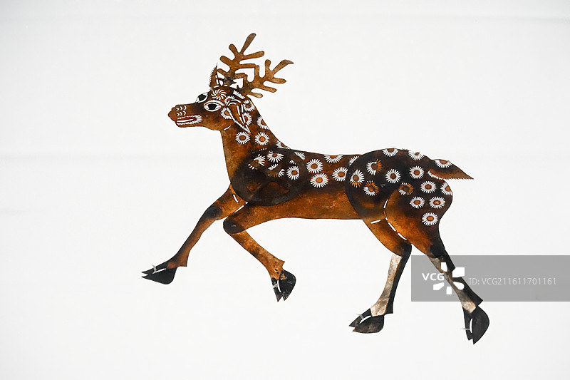 成都博物馆5层皮影馆精品皮影图片素材