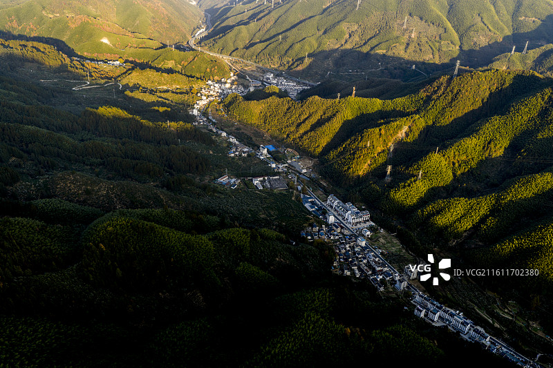 黄山九龙瀑景区图片素材