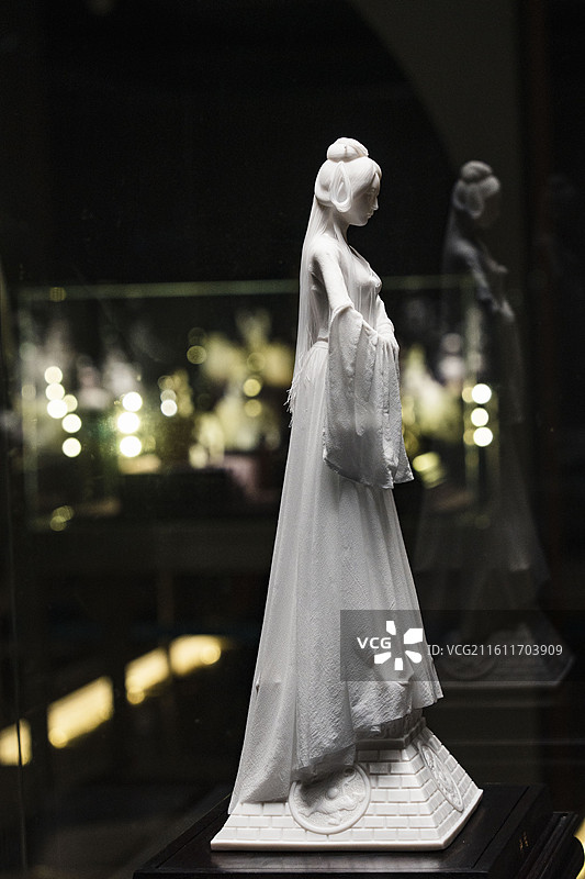 德化白瓷作品（中国妇女儿童博物馆展）图片素材