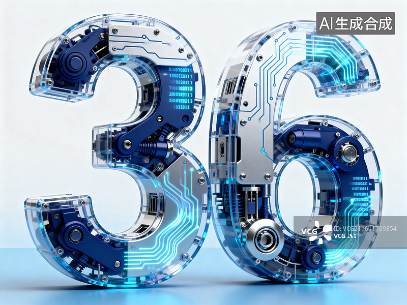 【AI数字艺术】科技数字图片素材