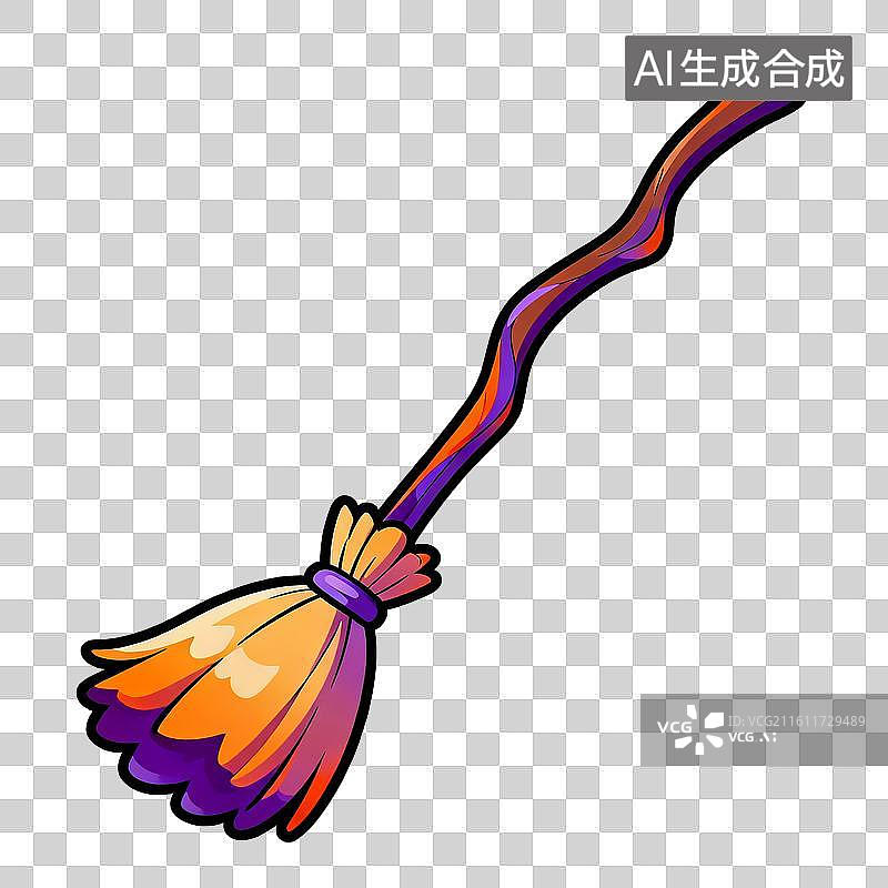 【AI数字艺术】万圣扫帚图片素材