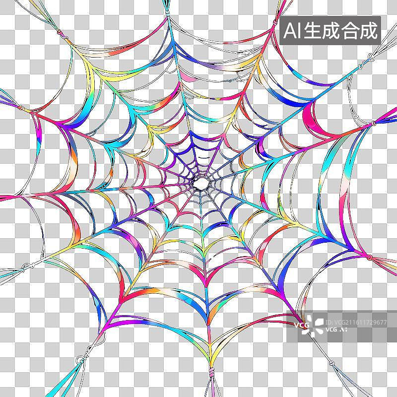 【AI数字艺术】万圣蜘蛛网图片素材