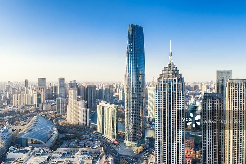 天津解放桥，天津站，航拍天津，天津城市天际线，城市背景，金融背景，汽车背景，天津之眼，天津金融区图片素材