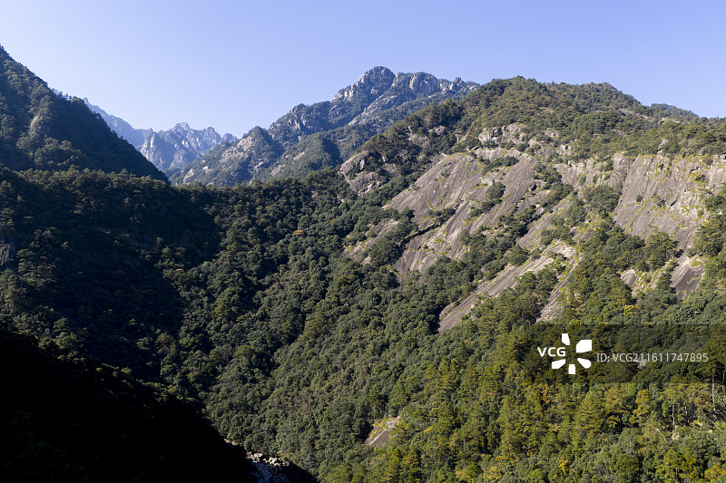 黄山翡翠谷景区图片素材