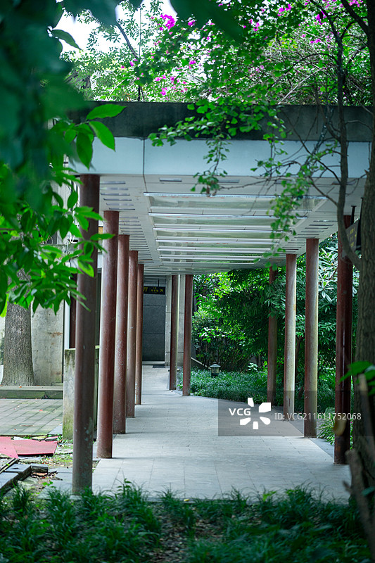 峨影1958园区 峨眉电影制片厂 电影公园 老厂房 红砖图片素材