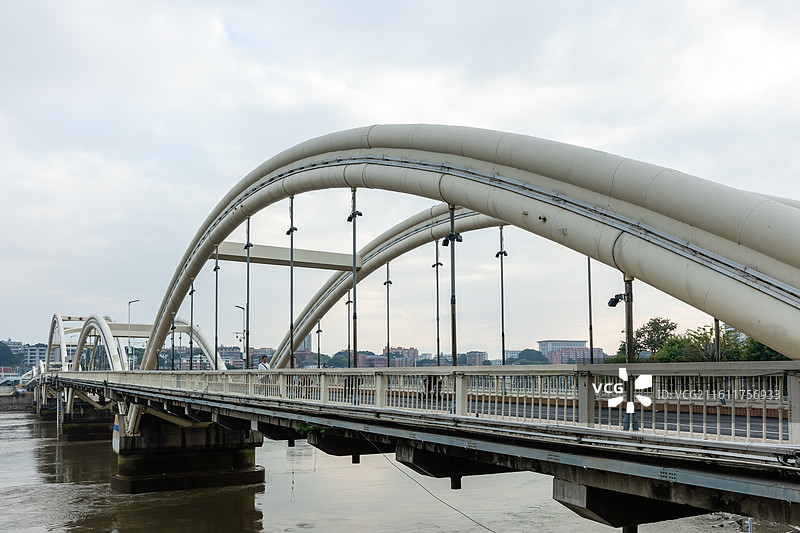 闽江上的福州解放大桥图片素材