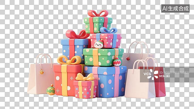 【AI数字艺术】缤纷节日礼遇图片素材