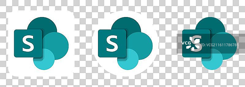 微软 SharePoint 标志集图片素材