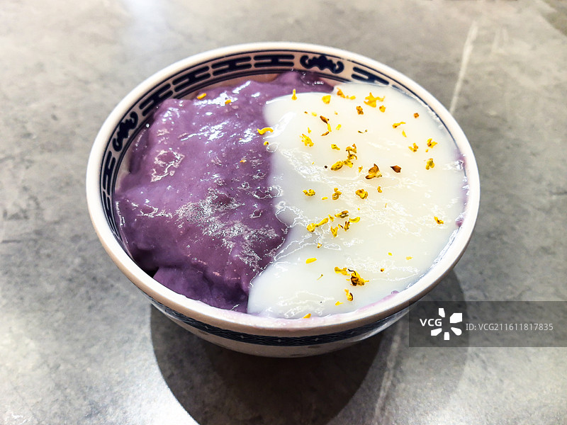 一碗南京芋泥麻薯图片素材