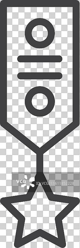 白色背景上的装饰图标集图片素材