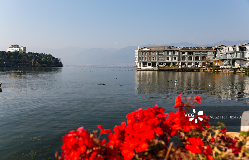 大理洱海风景图片素材