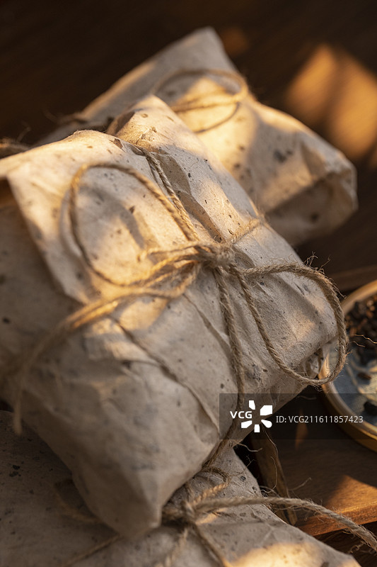 配好的中药包静物图片素材