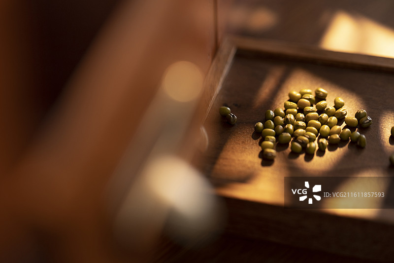 中药材绿豆图片素材