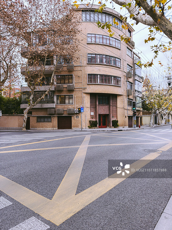 上海衡山路老别墅图片素材