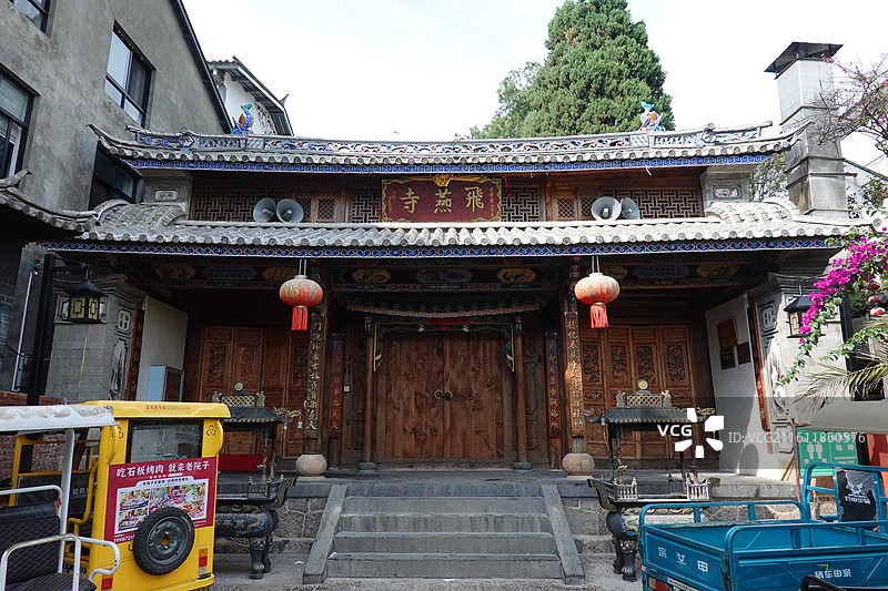 云南大理洱海双廊古镇飞燕寺图片素材
