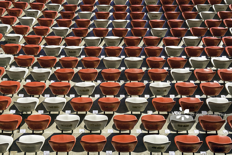 北京国家体育场看台座椅图片素材