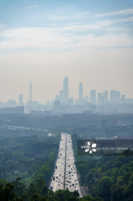 广州火炉山进城之道图片素材