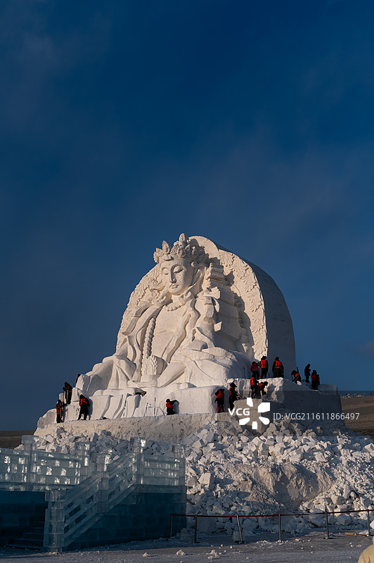 冰雪大世界雪佛图片素材