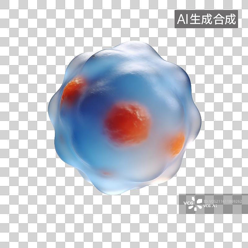 【AI数字艺术】3D医疗元素图标—肿瘤图片素材
