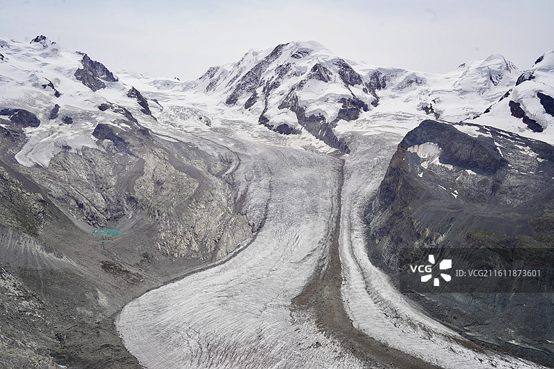 瑞士马特洪峰冰川公园图片素材