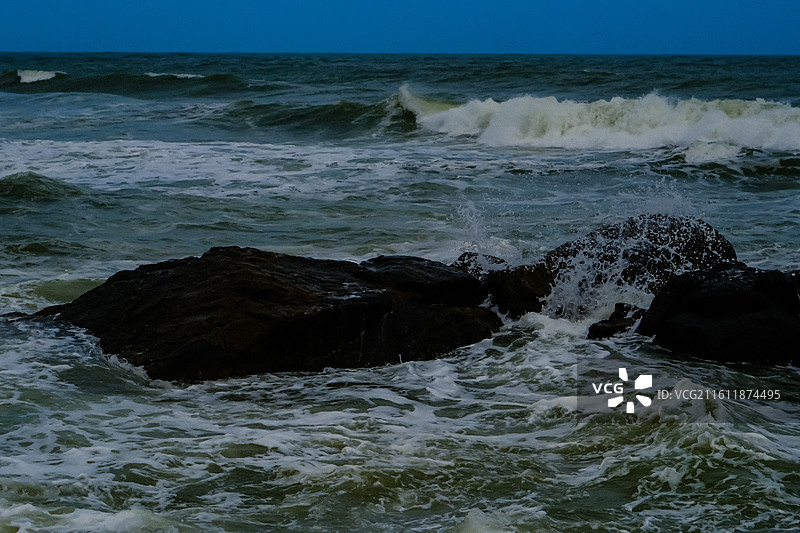 中国海南省万宁市日月湾景区风光，海南岛日月湾，海南日月湾图片素材