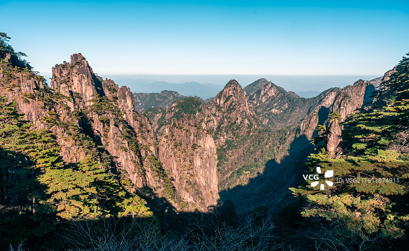 黄山（排云亭-团结松-大王松-梦笔生花-云谷索道）图片素材