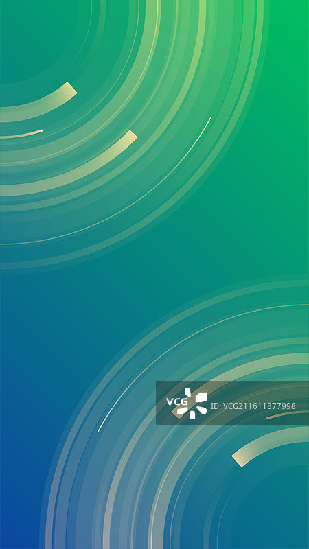 蓝绿色科技圆背景图片素材