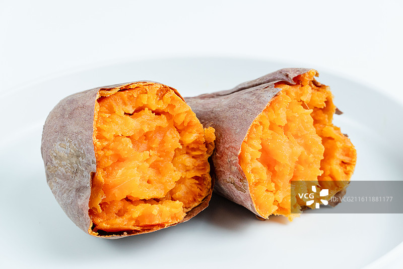 美食静物摄影——香甜烤红薯图片素材