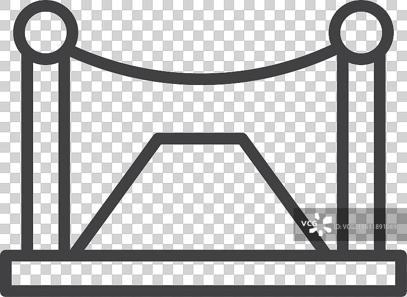 红色地毯图标集，白色背景图片素材