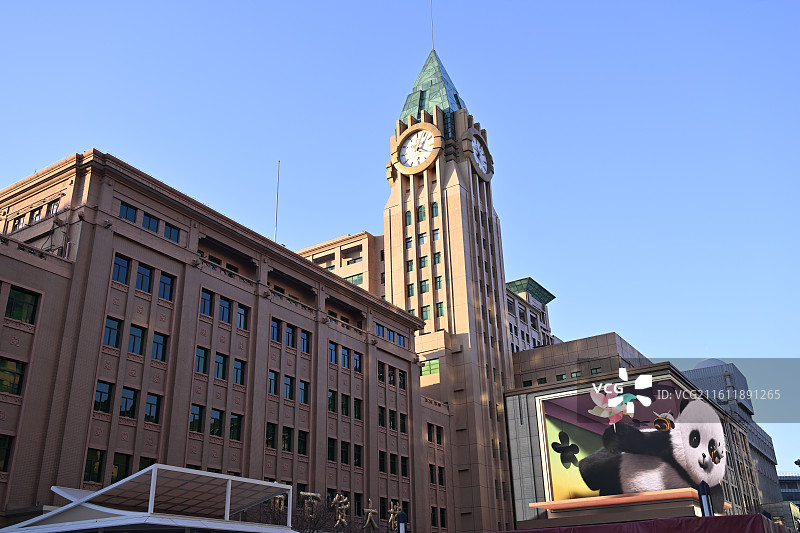 北京王府井图片素材